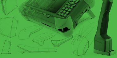 Esquisses de concept de différents design avec rendu d'un appareil électronique