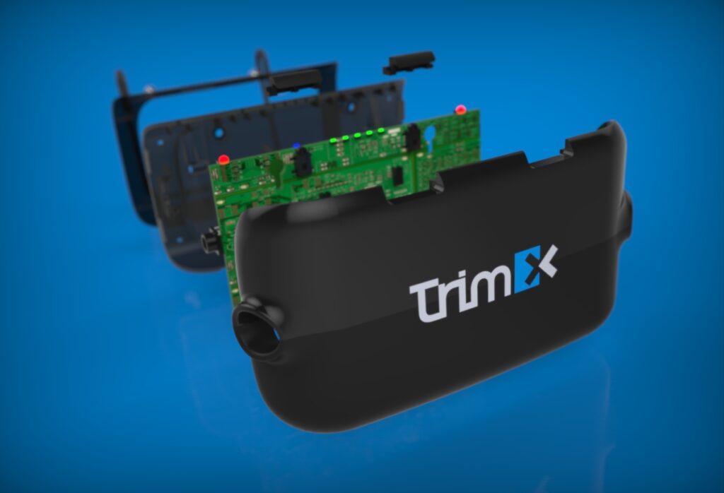 Exploded view of the internal components