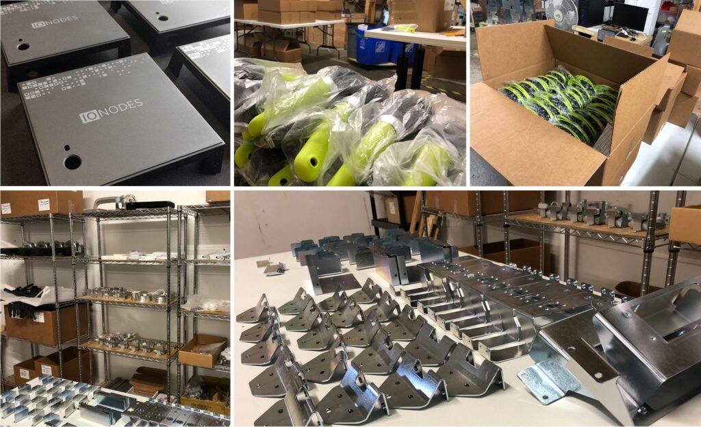 Inspection de pièces de production développé dans nos bureaux