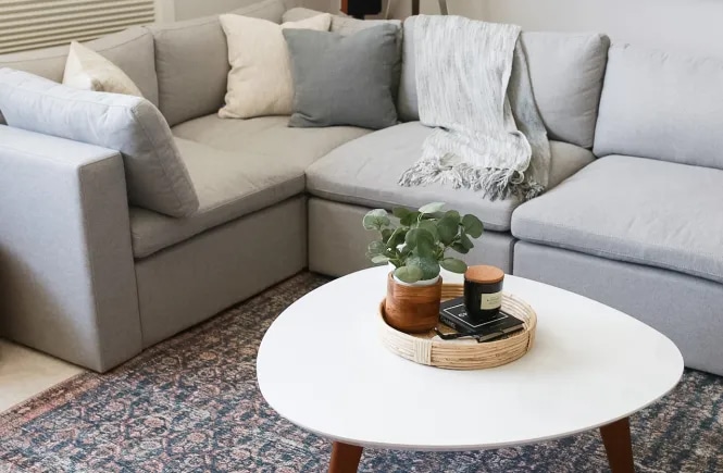 Divan modulaire pour livraison par la poste